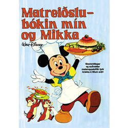 Mynd af Matreiðslubókin mín og Mikka!  